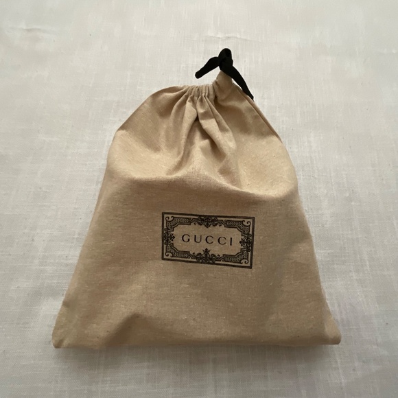 Gucci Cotton Drawstring Dust Travel Bag Storage Cover 12”x15”NEW - Picture 6 of 8